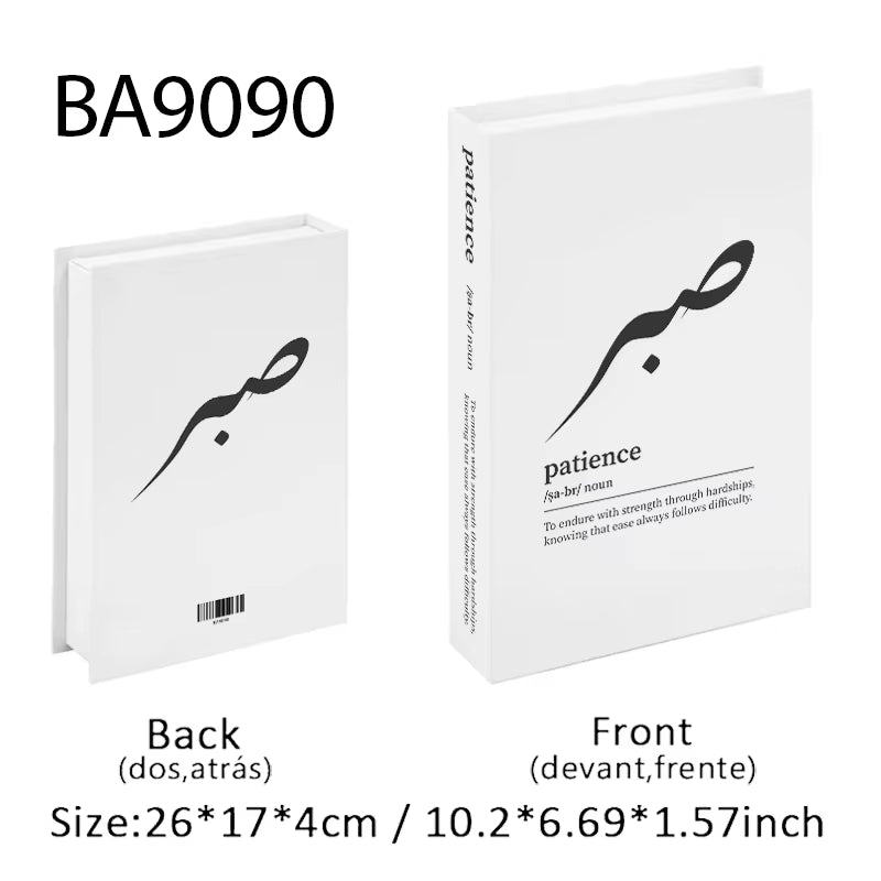 Islamic Luxury Fake Book Decorative Books Storage Box Coffee Table Interior Decoration Kaaba Mosque Muslims Bedroom Home Decor